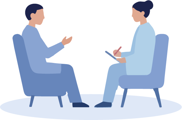 Illustration Arztfigur für Allgemeinmedizin